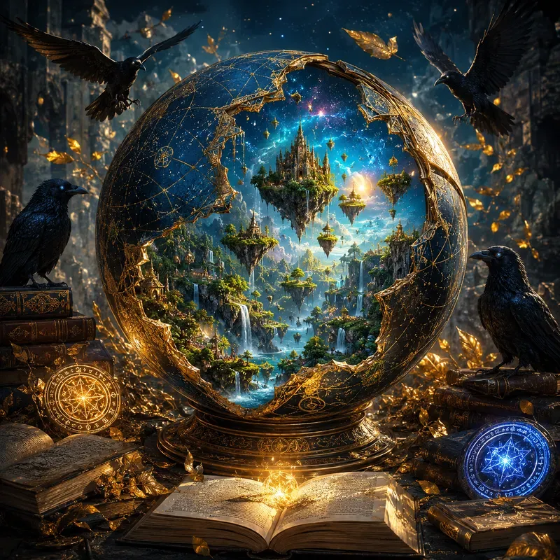 Hidden Worlds Within Broken Vessels