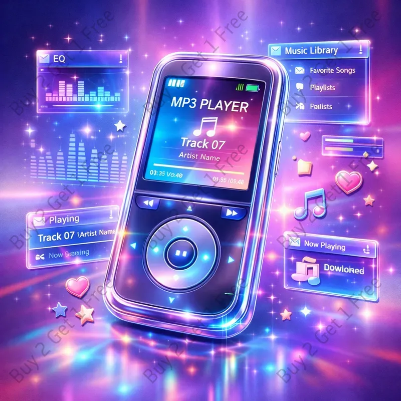 Retro Y2k Tech Aesthetic Graphics