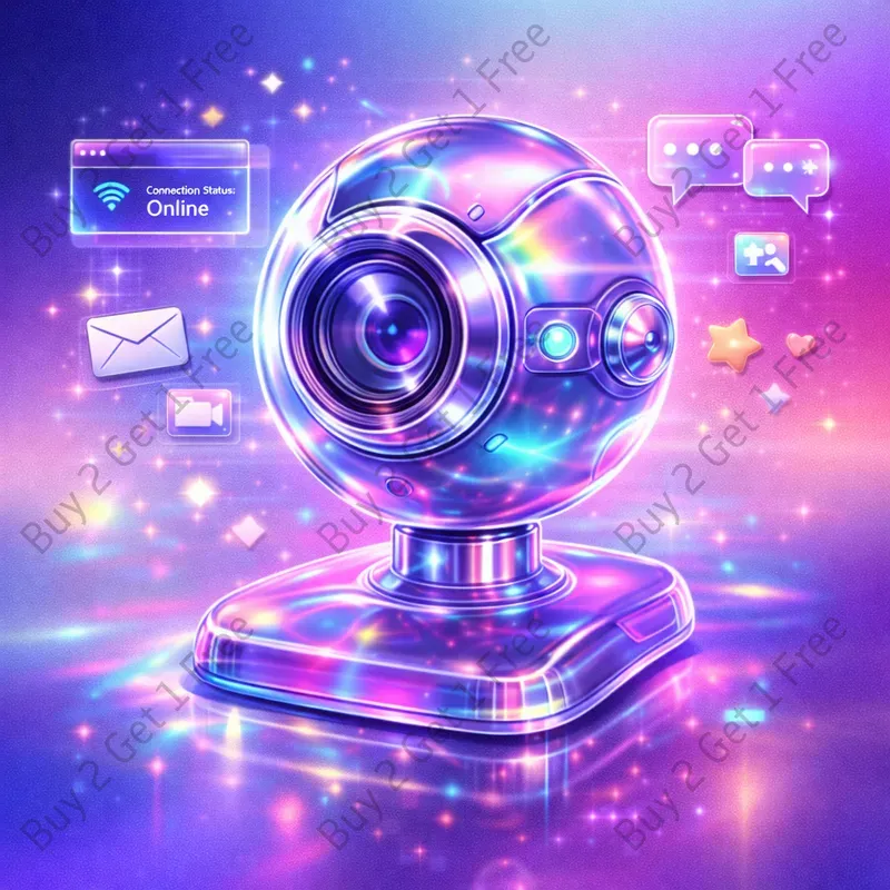 Retro Y2k Tech Aesthetic Graphics