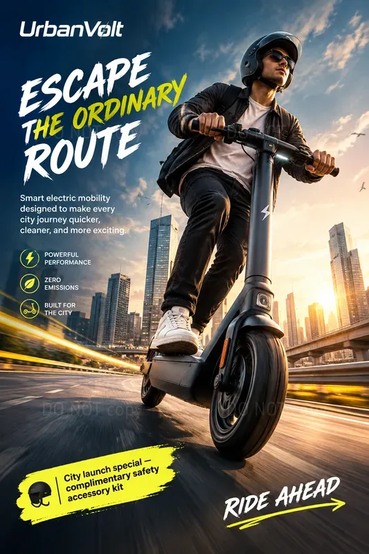 Dynamic Motion Product Ad Posters
