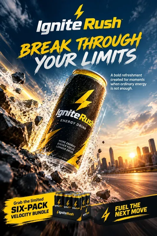 Dynamic Motion Product Ad Posters