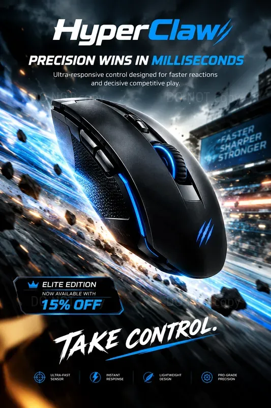 Dynamic Motion Product Ad Posters