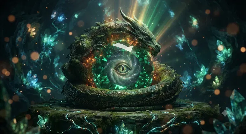 Emerald Vision Sacred Gem Art