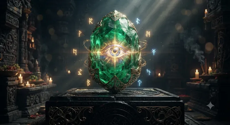 Emerald Vision Sacred Gem Art