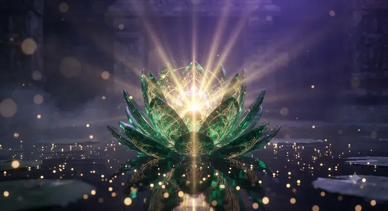 Emerald Vision Sacred Gem Art