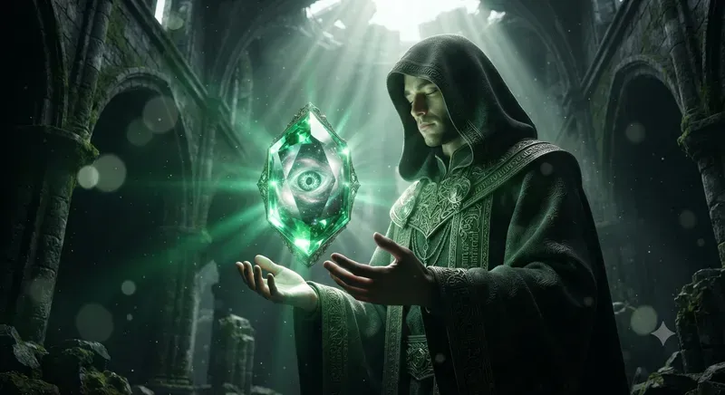 Emerald Vision Sacred Gem Art
