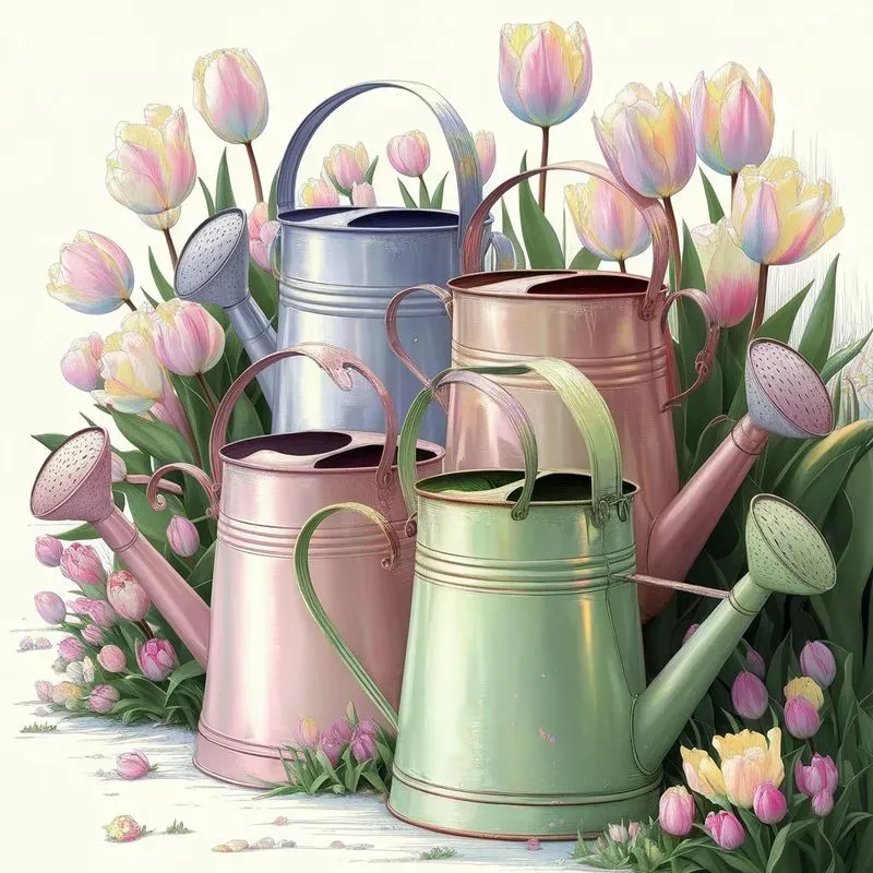 Whimsical Spring Home Vignettes