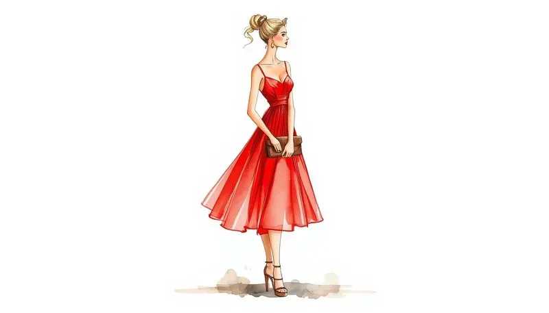 Minimalist Watercolor Fashion Illustrations