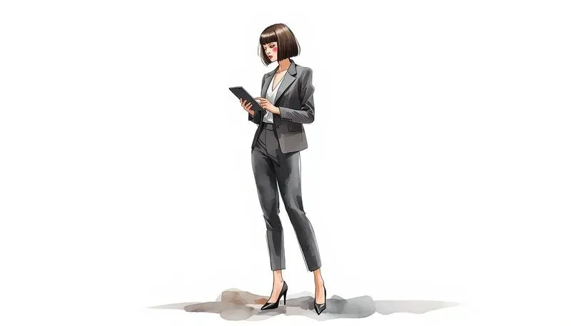 Minimalist Watercolor Fashion Illustrations
