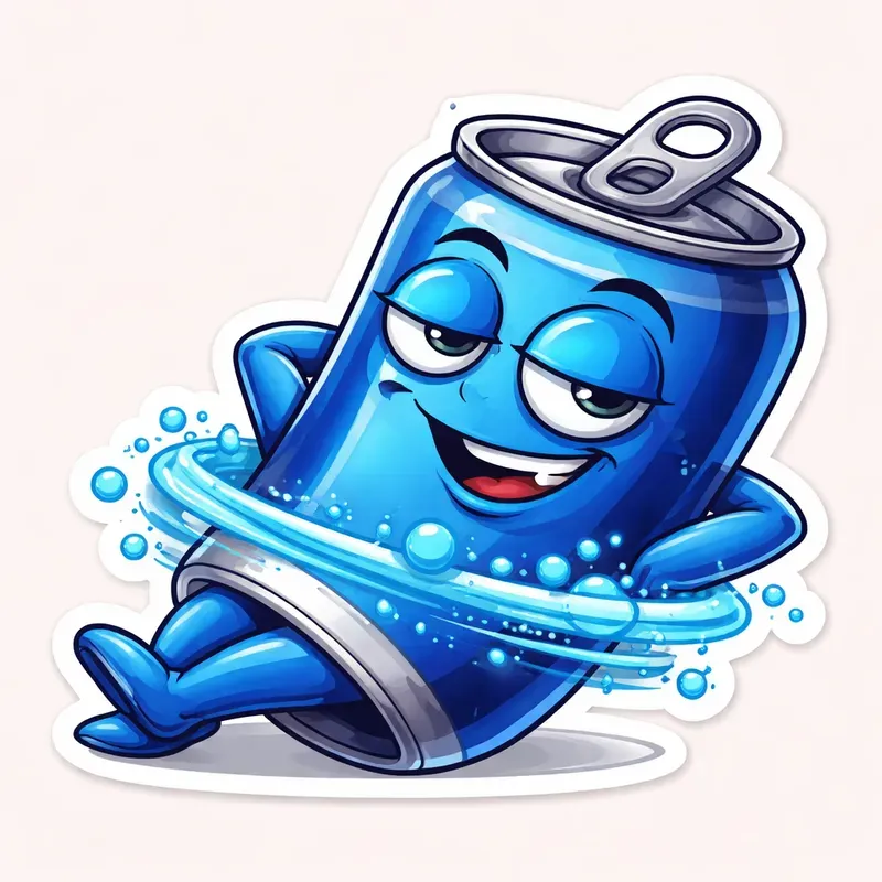 Playful Anthropomorphic Stickers