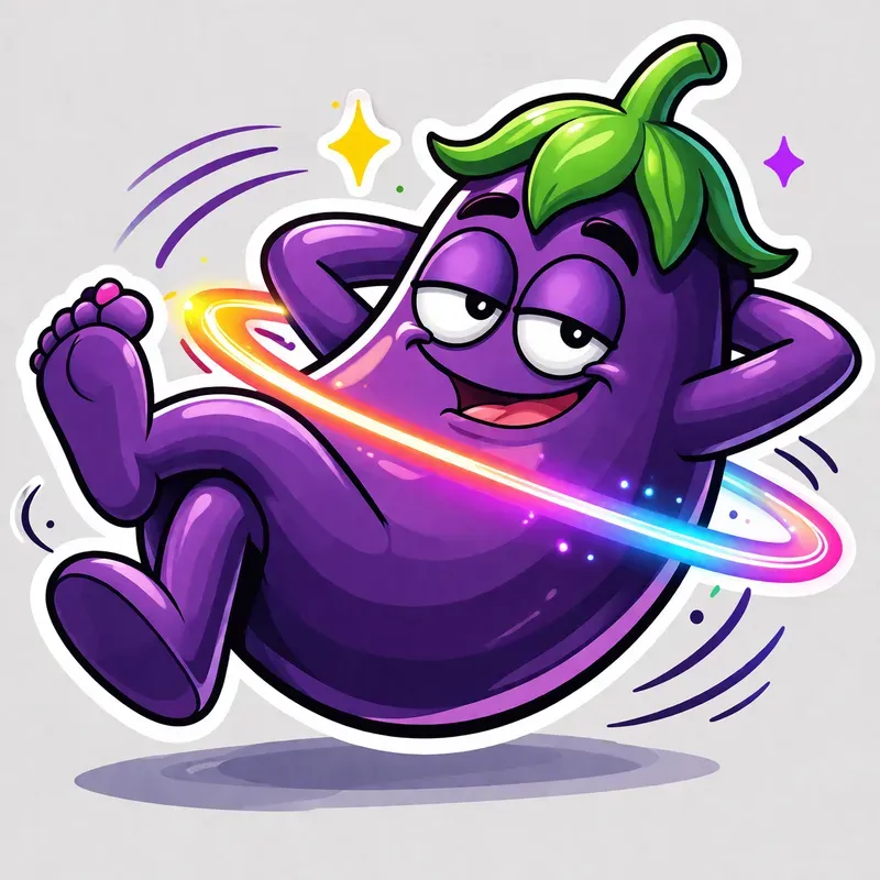 Playful Anthropomorphic Stickers