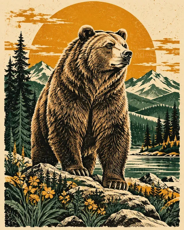 Vintage Animal Linocuts