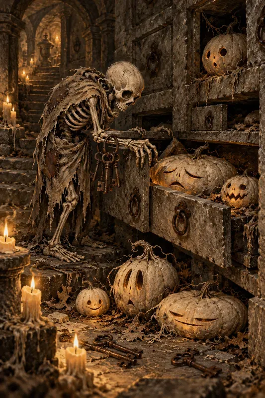 Gothic Skeleton Halloween Stories