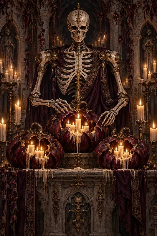 Gothic Skeleton Halloween Stories