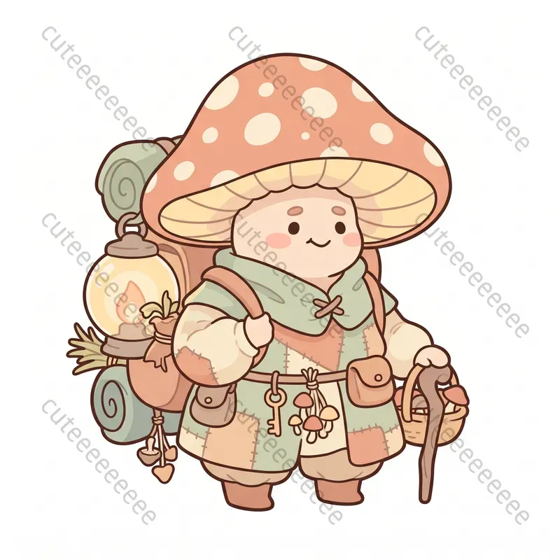 Whimsical Game Character Cliparts Cute