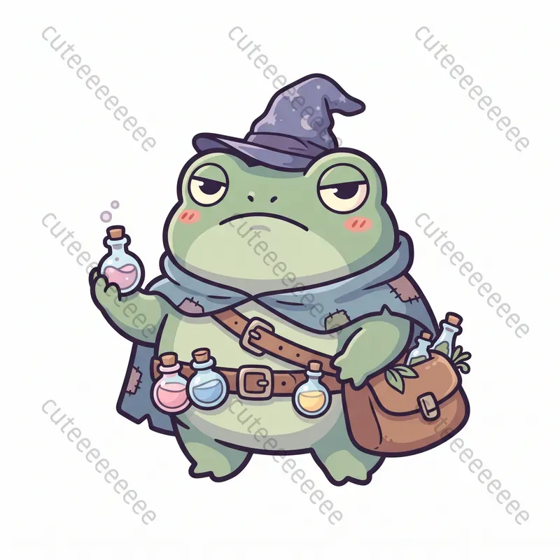 Whimsical Game Character Cliparts Cute