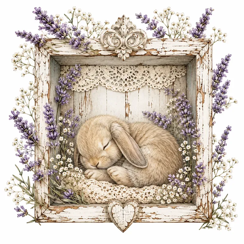 Cute Vintage Cottagecore Animal Cliparts