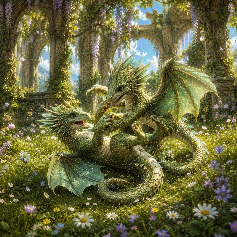 Verdant Ruin Dragons