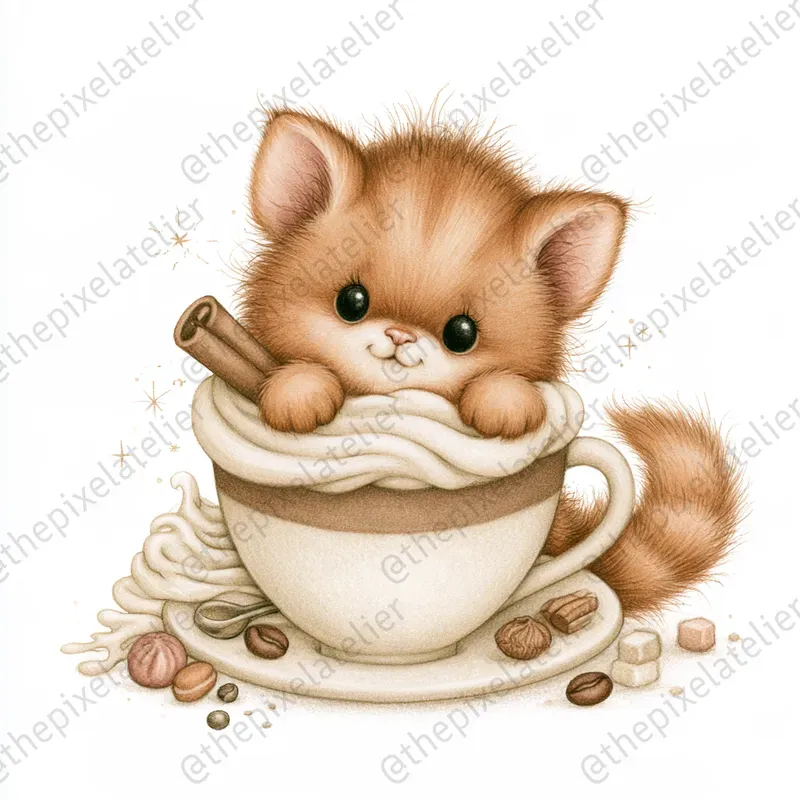 Funny Coffee Characters For Kids