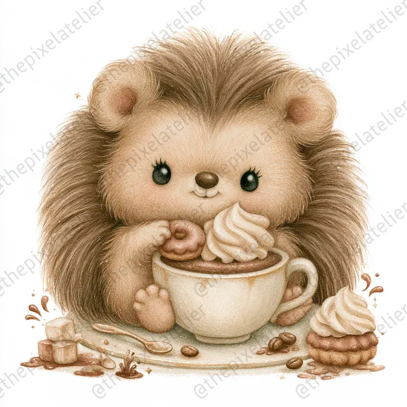 Funny Coffee Characters For Kids