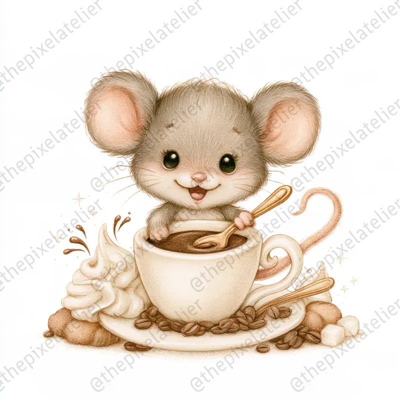 Funny Coffee Characters For Kids
