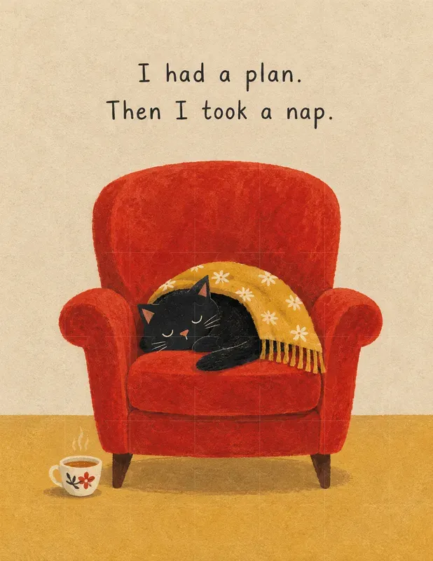 Funny Cat Quote Poster Art