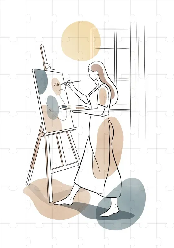 Picasso Watercolor Women