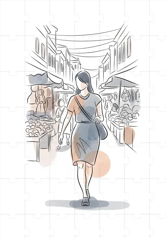 Picasso Watercolor Women