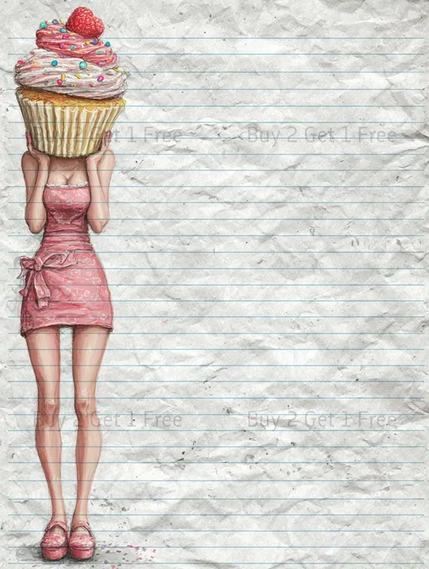 Dessert Lover Plain Papers