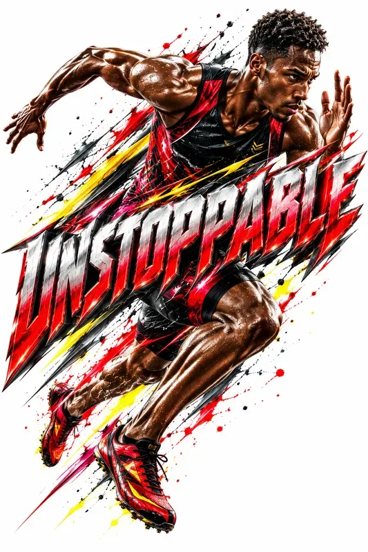 Epic Action Sports Typography Posters