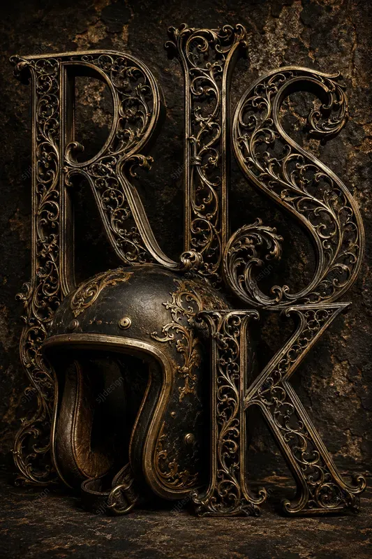 Filigree Wordframe Posters