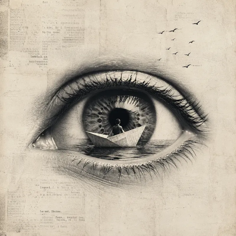 Surreal Eye Collage Concept Art Packs