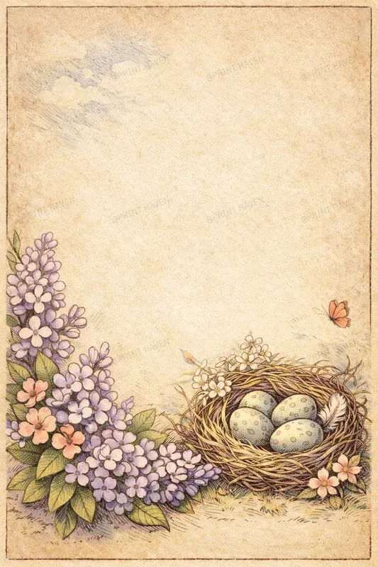 Timeless Easter Junk Journals Pages