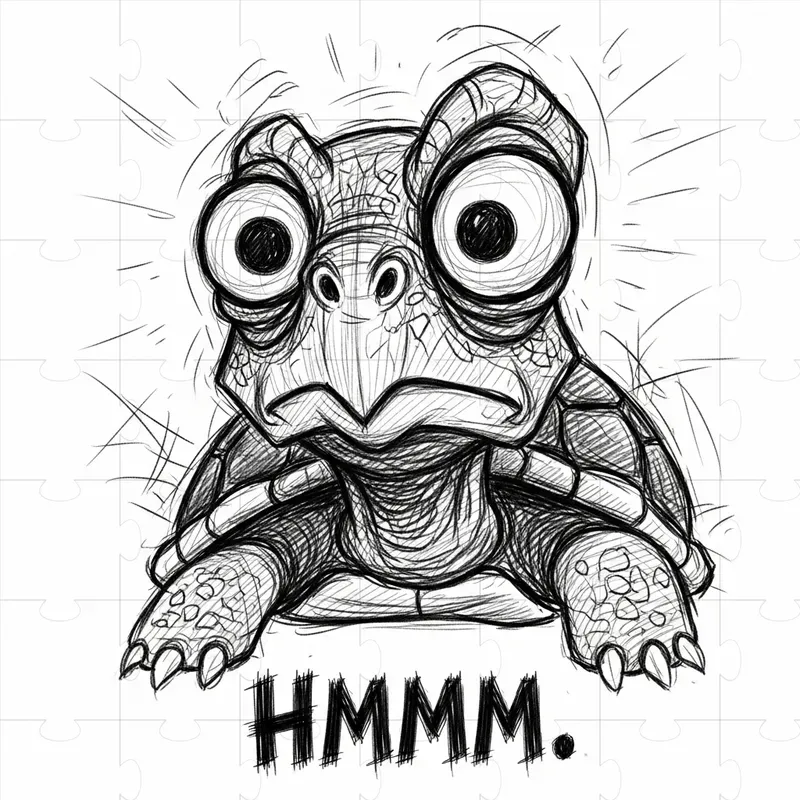 Angry Abstract Sketch Animals