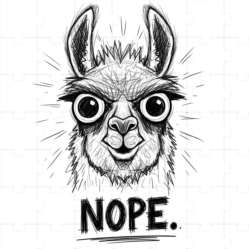 Angry Abstract Sketch Animals