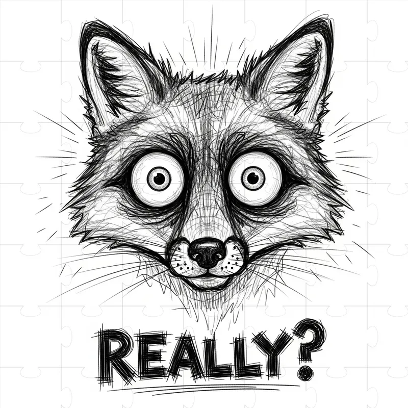 Angry Abstract Sketch Animals