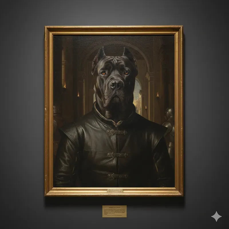 Museum Quality Regal Pet Oil Portraits