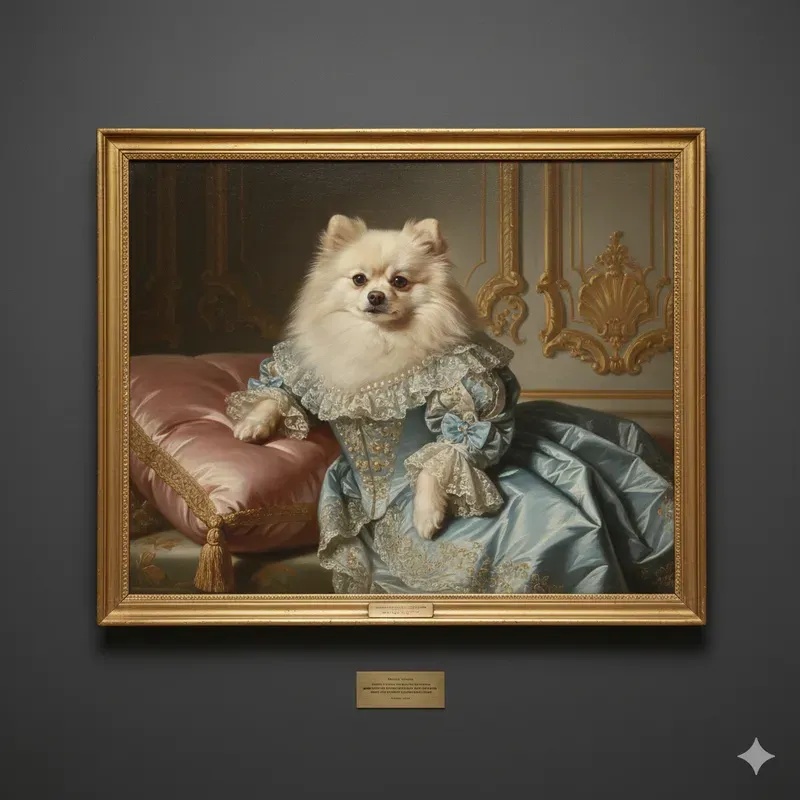 Museum Quality Regal Pet Oil Portraits