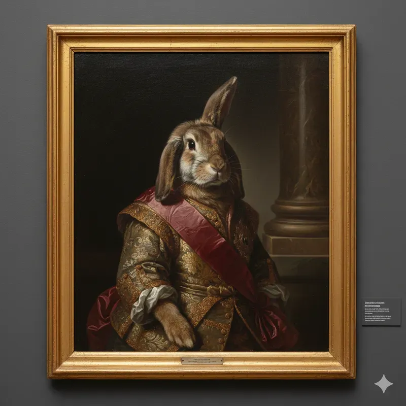 Museum Quality Regal Pet Oil Portraits
