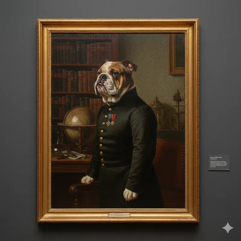 Museum Quality Regal Pet Oil Portraits