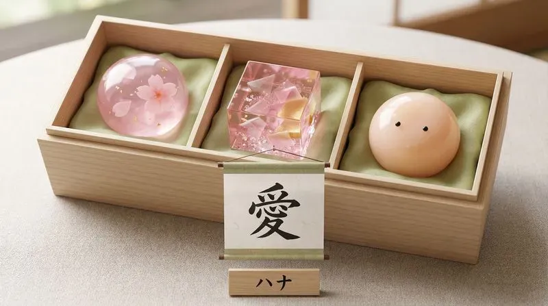 Crystal Glass Wagashi Gift Boxes