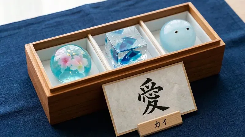 Crystal Glass Wagashi Gift Boxes