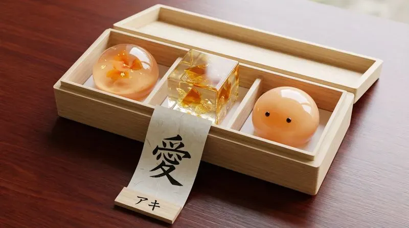 Crystal Glass Wagashi Gift Boxes