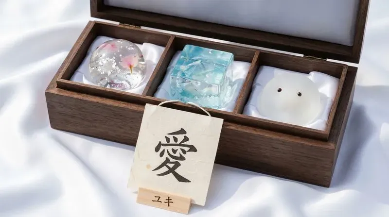 Crystal Glass Wagashi Gift Boxes