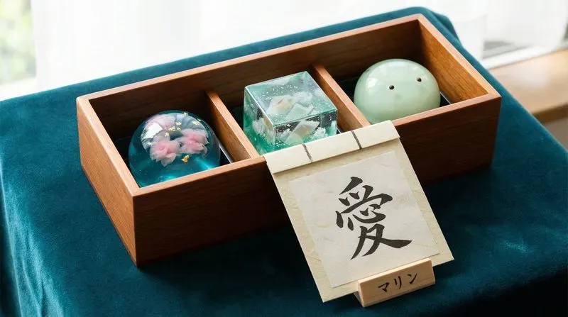 Crystal Glass Wagashi Gift Boxes
