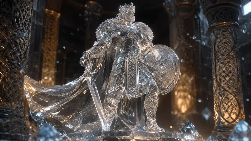 Crystal Warrior Figures Masterpiece Art