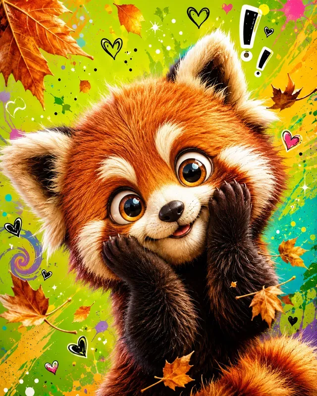 Whimsical Furry Pop Portraits