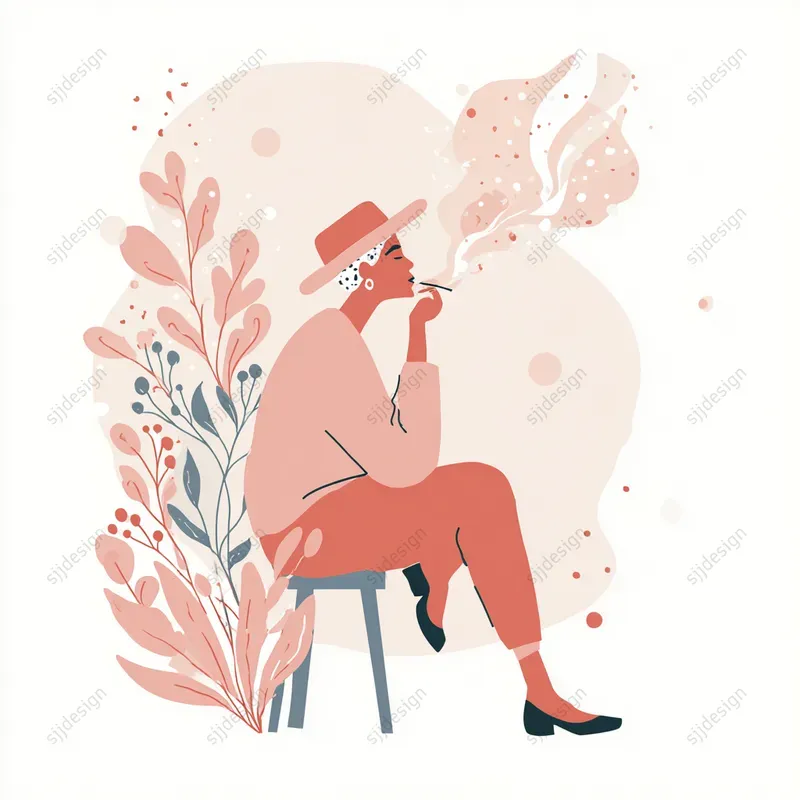 Soft Pastel Portrait Illustrations