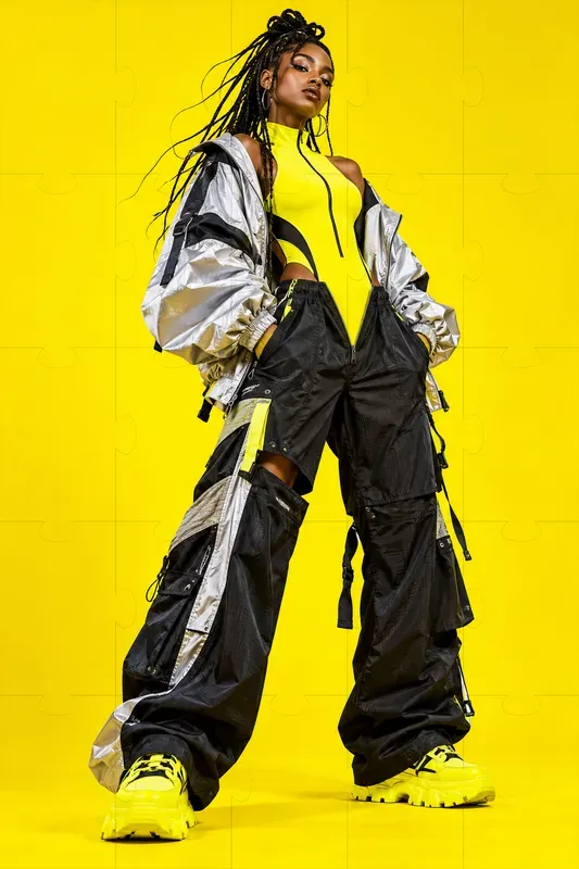 Electric Yellow Action Fashion