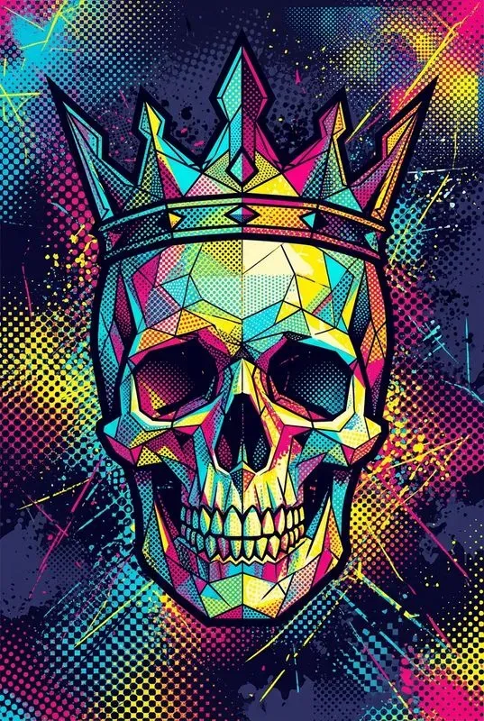 Cmyk Halftone Pop Art Overlays 2x3